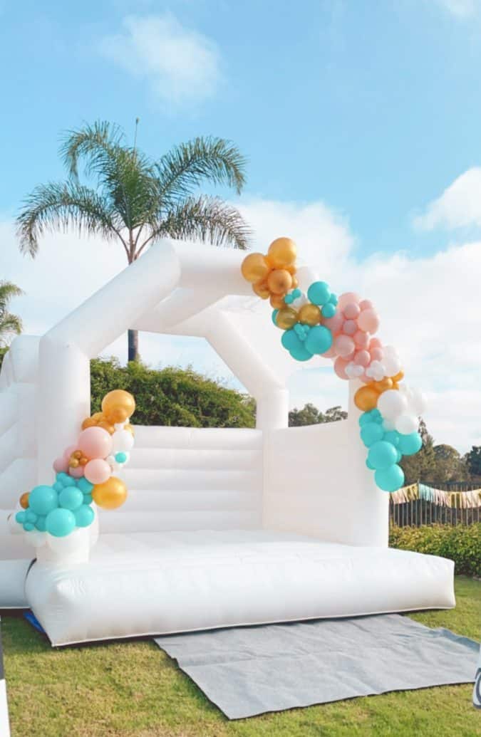 White Bounce House Rental For Kids & Adults White Jumper